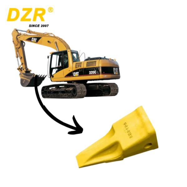 High Strength Durable Color Customized 9W8459 Excavator Tip Bucket Tooth Suitable For J450 Series Excavator