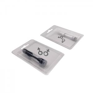 Disposable Plastic Clamshell Blister Packaging Folded Blister For Vape Pen Cartridge