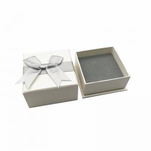 China Lid And Base 900gsm Grey Board Luxury Jewelry Box Necklace Packaging wholesale
