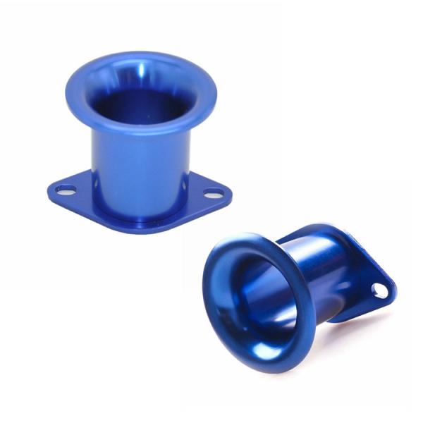 4 5 Axis Precision Cnc Turning Parts Air Intake Billet Ram Tube Velocity Stack For Racing Car 65x70mm