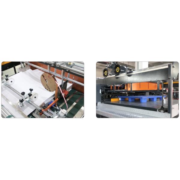 Automatic Paper Splicing and Pallet Change System High Precision Double Rotary Paper Roll Sheeting Machine