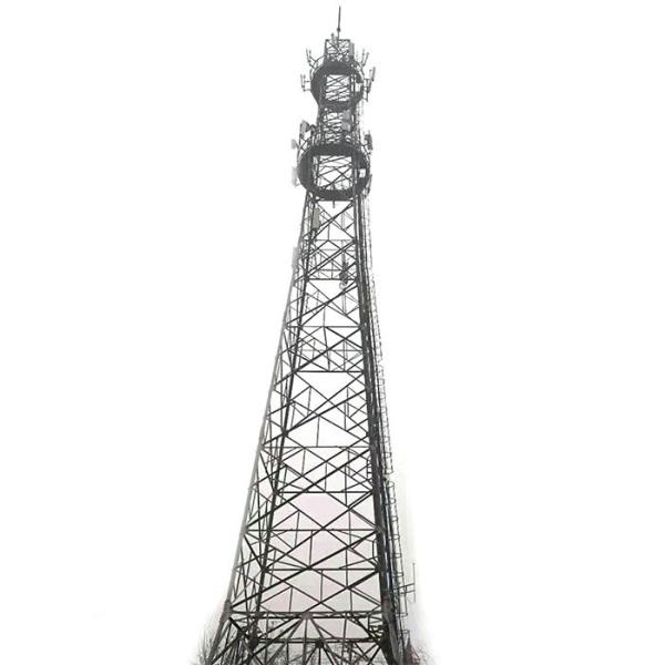 Quality Four Legged 40M CDMA Self Supporting Antenna Tower for sale