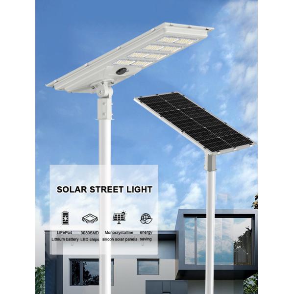 LED All in Two Street Solar Panel Light 3.2v/150ah Lifepo4 Lithium Battery Waterproof