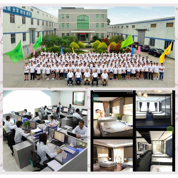 Comfortable Soft Bonnell Spring Mattress Foam Filling Polyester Fabric