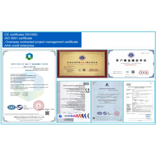 Customized Portal Structure Metal Building Workshop With Rolled Up Door