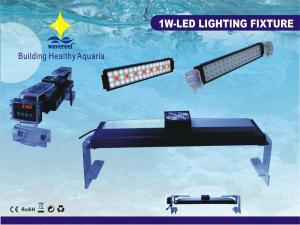 220 - 240V 48W 12000K Powerful Glitter Lines Aquarium Led Light Fixtures For Freshwater
