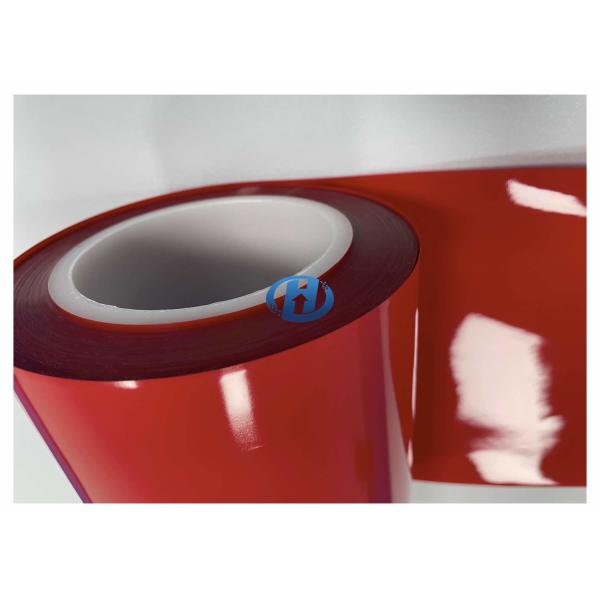 50 μm Red LDPE Film UV Cured For Tape Sealing Strip No Silicone Transfer No Residuals