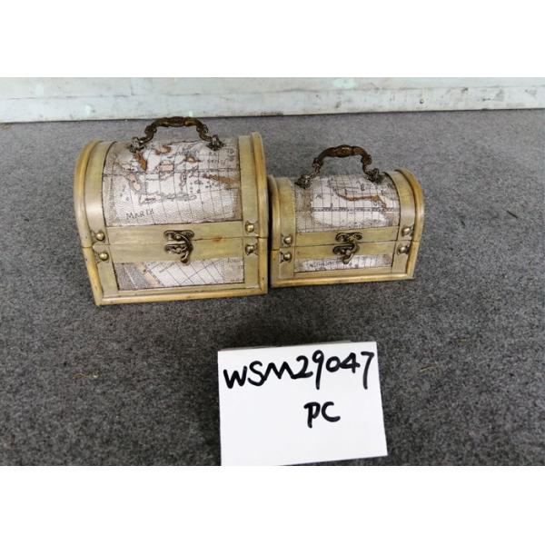 Quality Glossy surface Home Storage S16x10 Wooden Suitcases for sale