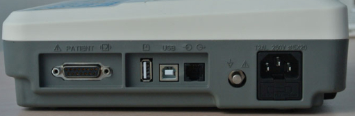 12 Channel Digital ECG Monitor 7 Inch Color LCD