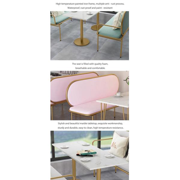 New Century Upholstered Booth Bench / Bar Banquette Seating With Arms