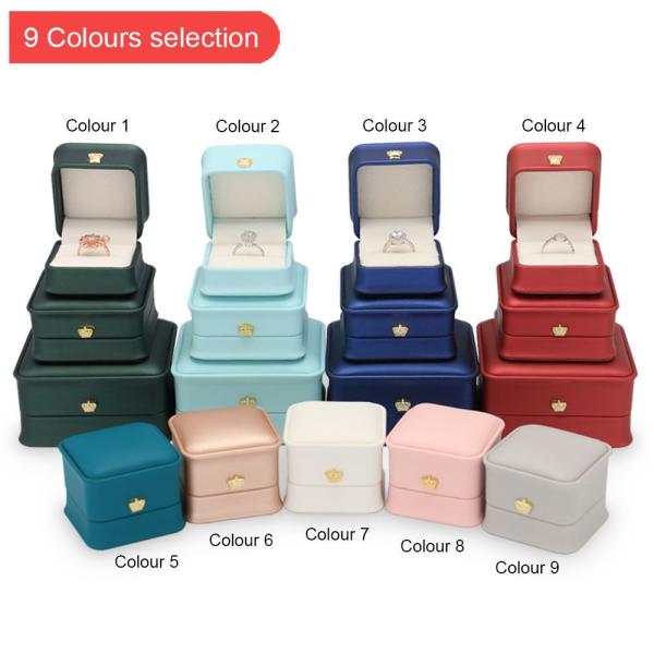 Customized Luxury PU Leather Jewellery Box with Logo Made in Bulk Lead Time 15-20 Days Free Samples and Fast Shipping