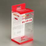 petal top hexagonal clear plastic box folding up glue packaging box customized