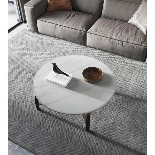Minimalism Round Rock Coffee Table