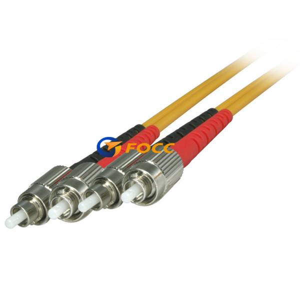 APC Polish Type 3.0mm FC Duplex Single Mode Fiber Optic Cable PVC Sheath Fiber Patch Cable