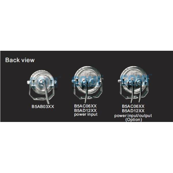 B5AD1216 B5AD1218 12 * 2W LED Underwater Spot Light with Tripod For Swimming Pool / Ponds / Fountain 0 - 10V Dimming