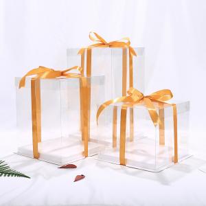 China 4-14 Inch Wedding Cake Packaging with Transparent Window and Self Erecting Boxes wholesale