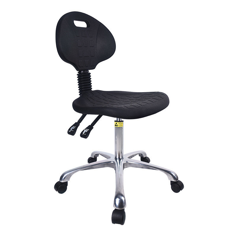 China Black PU Foam Anti Static Lab Chair Esd Lab Chair With Backrest wholesale