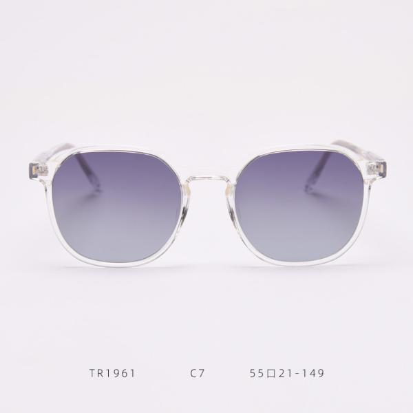 European American Square Frame Polarized Sunglasses Ins Photo Men Women