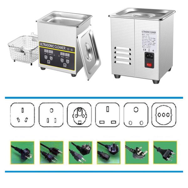 Mens Shaver Head Digital Ultrasonic Cleaner For Razors Dentures Combs