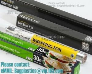 China good quality household aluminium foil rolls and wrapping paper, perforated aluminum foil insulation roll wholesale