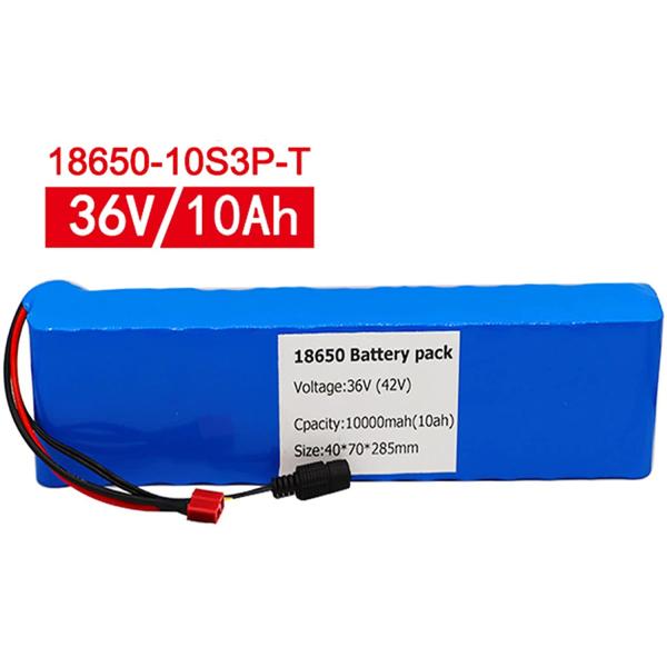 1.5kg Vehicle Lithium Battery 18650 36v 10ah Lithium Ion Battery Pack MSDS