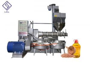 China Cold / Heating Press Groundnut Oil Pressing Machine , Oil Expeller Equipment With Oil Filter System wholesale