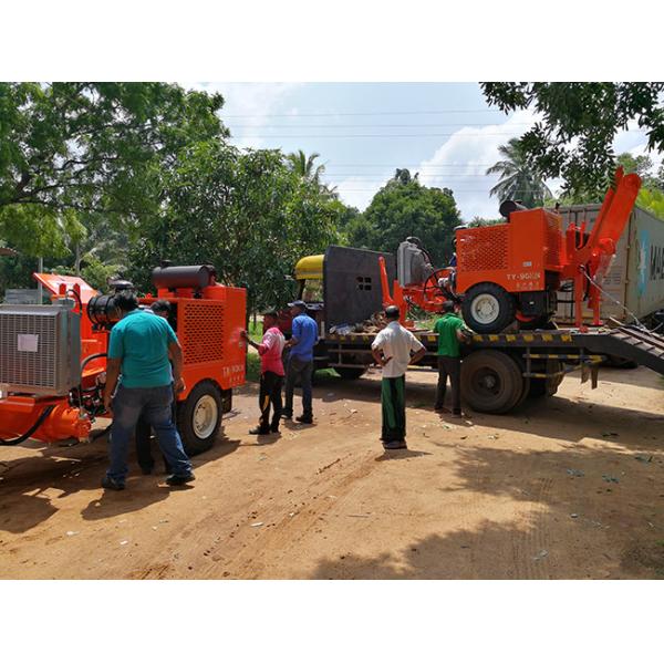 Overhead Stringing Max Intermittent Pull 100kN Hydraulic Cable Puller Machine