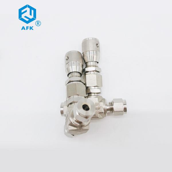 Quality Industrial Grade 1 2 Ss Needle Valve Ferrule Connection for sale