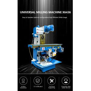 X6436 360degree Universal Swivel Head Milling Machine 1500x360mm