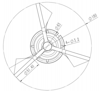 Small Anemometer Wind Speed Direction Sensor 4-20mA for Agriculture Weather Station