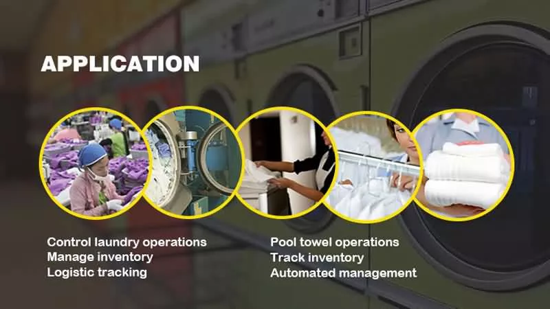 UHF Waterproof RFID Laundry Tag Washable RFID Tags For Clothing