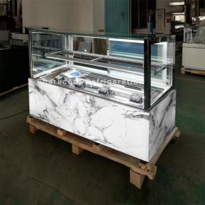 Buy cheap Ultra Clear Glass 2.0m Showcase Cake Chiller For Cake Display Ink Painting from wholesalers