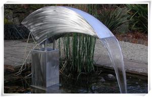 China Metal Fountain Stainless Steel Water Feature Outdoor Garden Pond Decoration wholesale