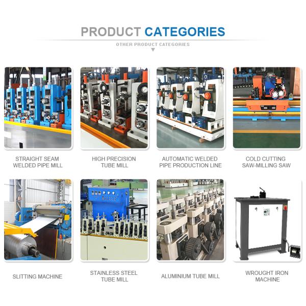 High Frequency Welded Pipe Mill 21-63mm Diameter CE ISO Certified