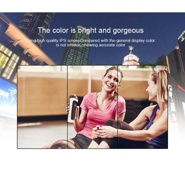 55'' S Shaped Lcd Video Wall Split Controller Advertisement Display