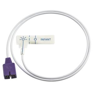 China N-ellcor DB9 7pin I20 Disposable SpO2 Sensor N-3000 PB-3940 Infant white foam Disposable SpO2 Probe wholesale