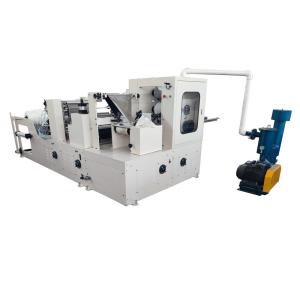 China Automatic L Fold Three Fold Napkin Serviette Manufacturing Machine on sale