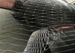 Stainless Steel Black Oxide Wire Rope , X Tend Ferruled / Knotted Cable Mesh