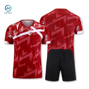 Customized Soccer Jersey Sublimation Print 100% Polyester Breathable Quick Dry