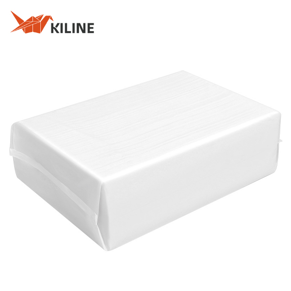 KILINE 11274 V Fold Quilted Hand Towels in commercial dispenser