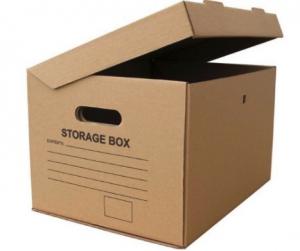 China Cardboard Storage Boxes With Lids , Cardboard Shipping Boxes For Moving on sale