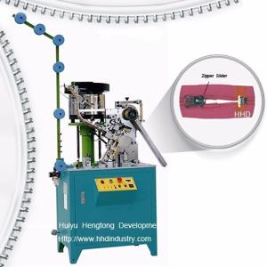 China Auto Nylon Zipper Slider Mounting Machine with 1.5–3.0 kW Motor Power, 1.35*0.60*1.85 Dimensions, and 180Kg Net Weight wholesale
