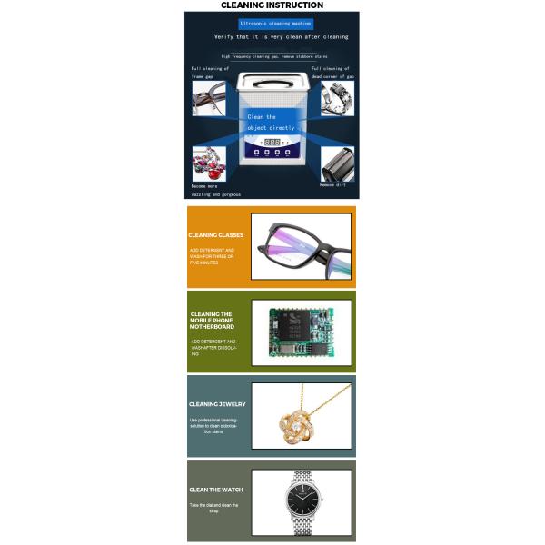 Industrial Digital Heated Ultrasonic Cleaner with Timer and Power Control