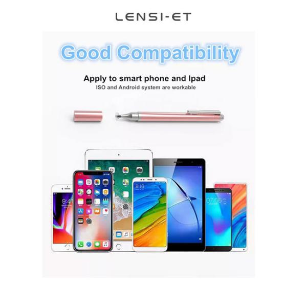 Passive Tablet Stylus Pencil 2 In 1 High Precision Smoothly Stylus Pens For Touch Screens