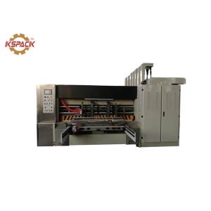 Buy cheap Automatic Corrugated Cardboard Box Printing Die Cutting Machine White Color KSJ from wholesalers