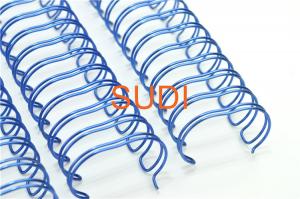 China 2:1 Pitch Inner Diameter 16MM-44MM Blue Spiral Coil Binding Supplies wholesale