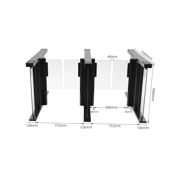 Compact Speed Gate Turnstile Secure And Reliable Entrance Control