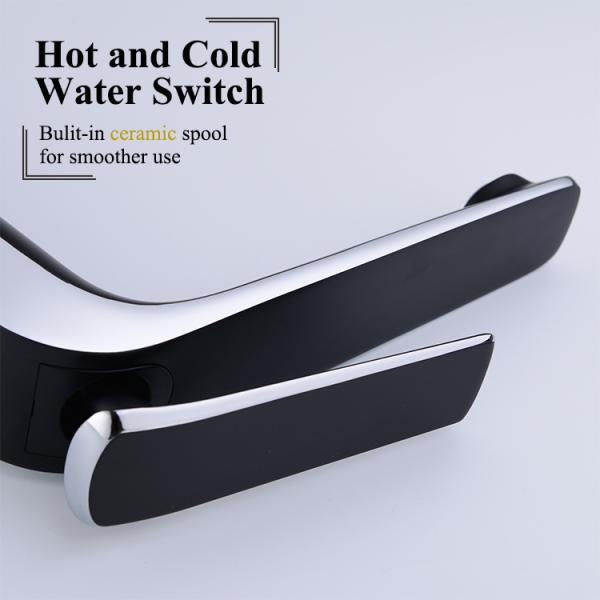 OEM Brass Modern Single Hole Vessel Sink Faucet 1.2GPM Grey