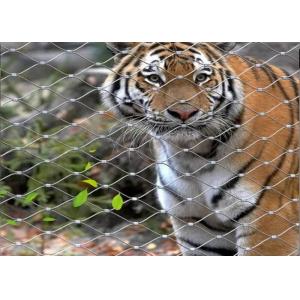 China Flexible SS Wire Rope Mesh Customized Lightweight Tiger Fencing on sale