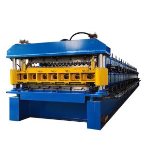 China Hydraulic Decoiler Plc Double Layer Roll Forming Machine wholesale